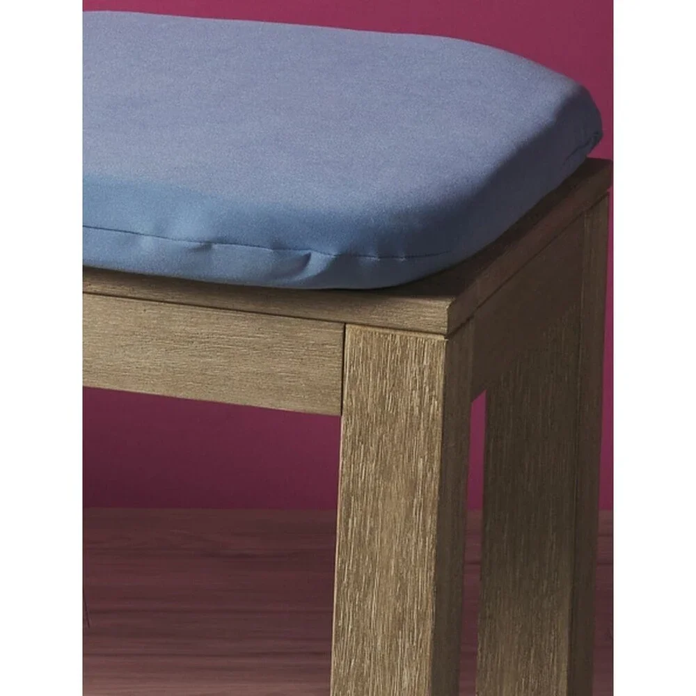 SET OF 2 THICK REVERSIBLE IN/OUTDOOR CUSHION CHAIR PADS (18x20